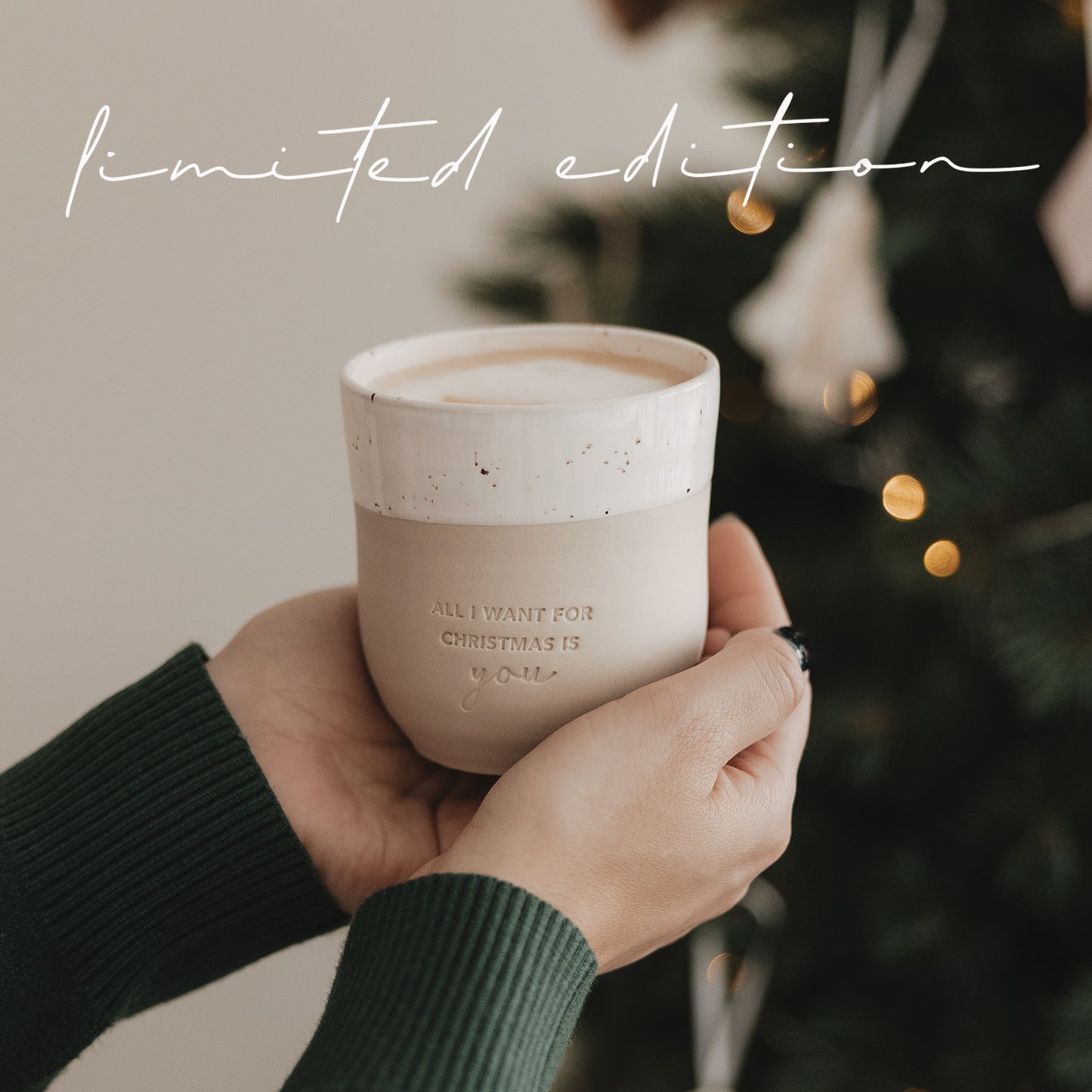 Limitierter Becher All i want for christmas (VE = 4 Stk.)