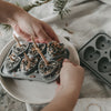 Moule à glaçons cœurs gris (VE = 6 pcs)