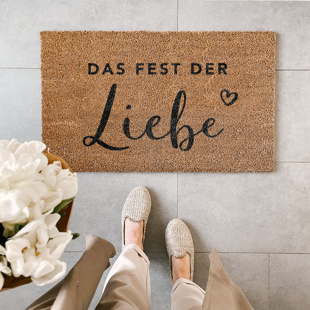 Paillasson en coco Fest der Liebe (VE = 6 Stk)