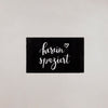 Washable doormat Come in black 75 x 45 (PU = 6 pieces)