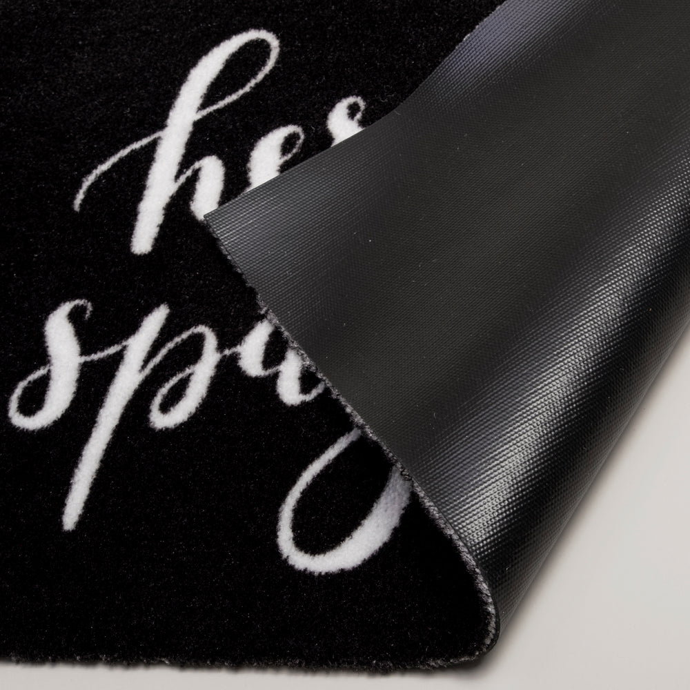 Washable doormat Come in black 75 x 45 (PU = 6 pieces)
