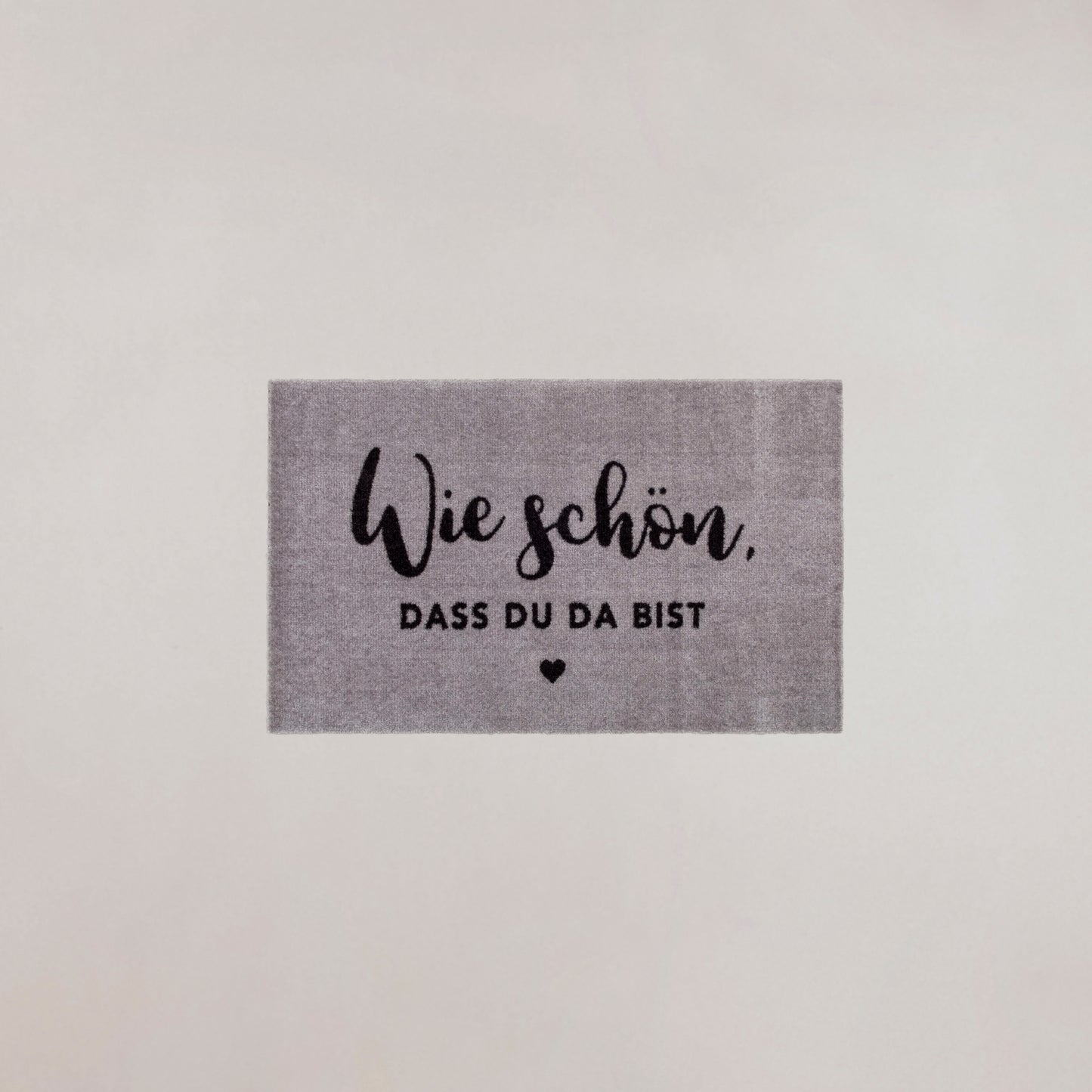 Waschbare Fußmatte Wie Schön Grau 75 x 45 (VE = 6 Stk)