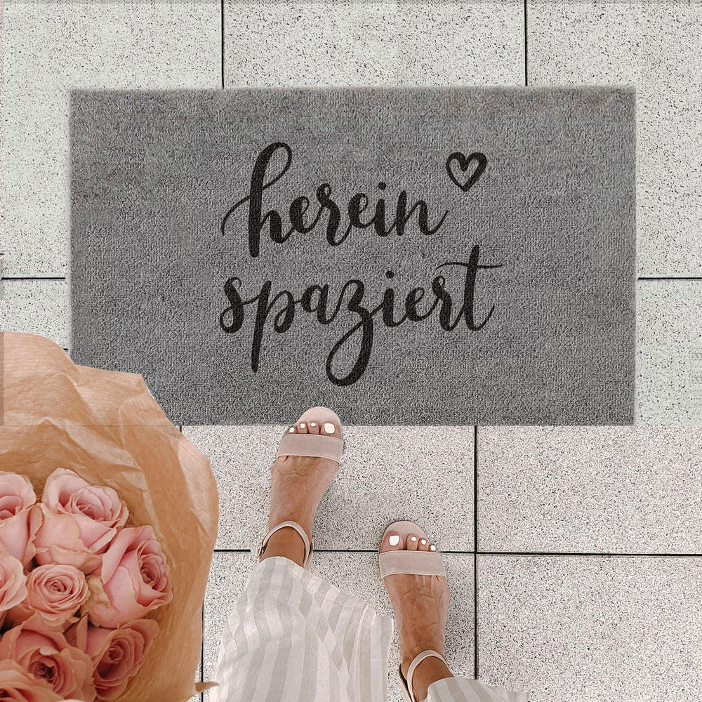 Washable doormat walk in gray 75 x 45 (PU= 6 pieces)