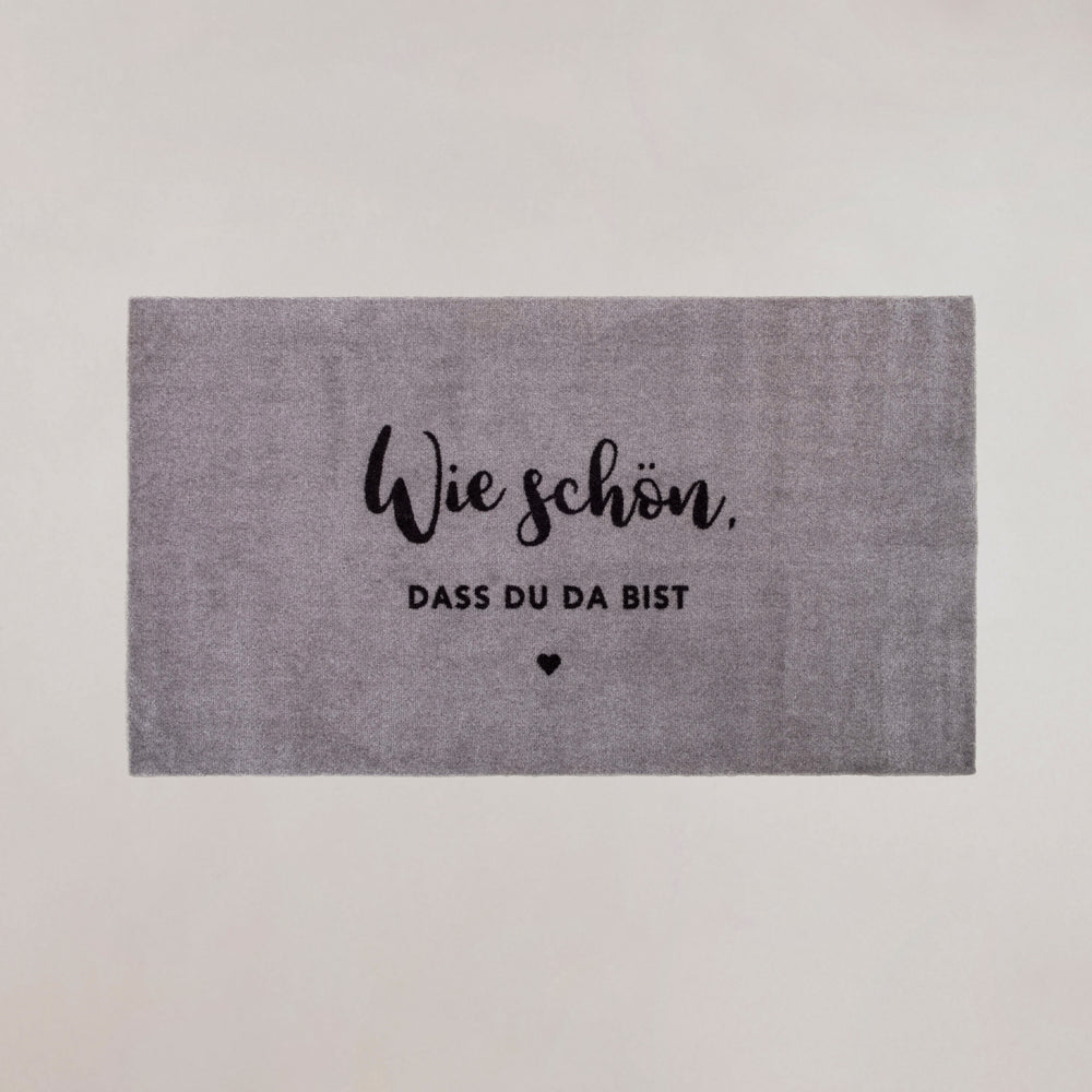 Washable Mat Like Beautiful Grey