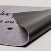 Washable Mat Like Beautiful Grey