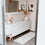 Washable runner Lines cream
