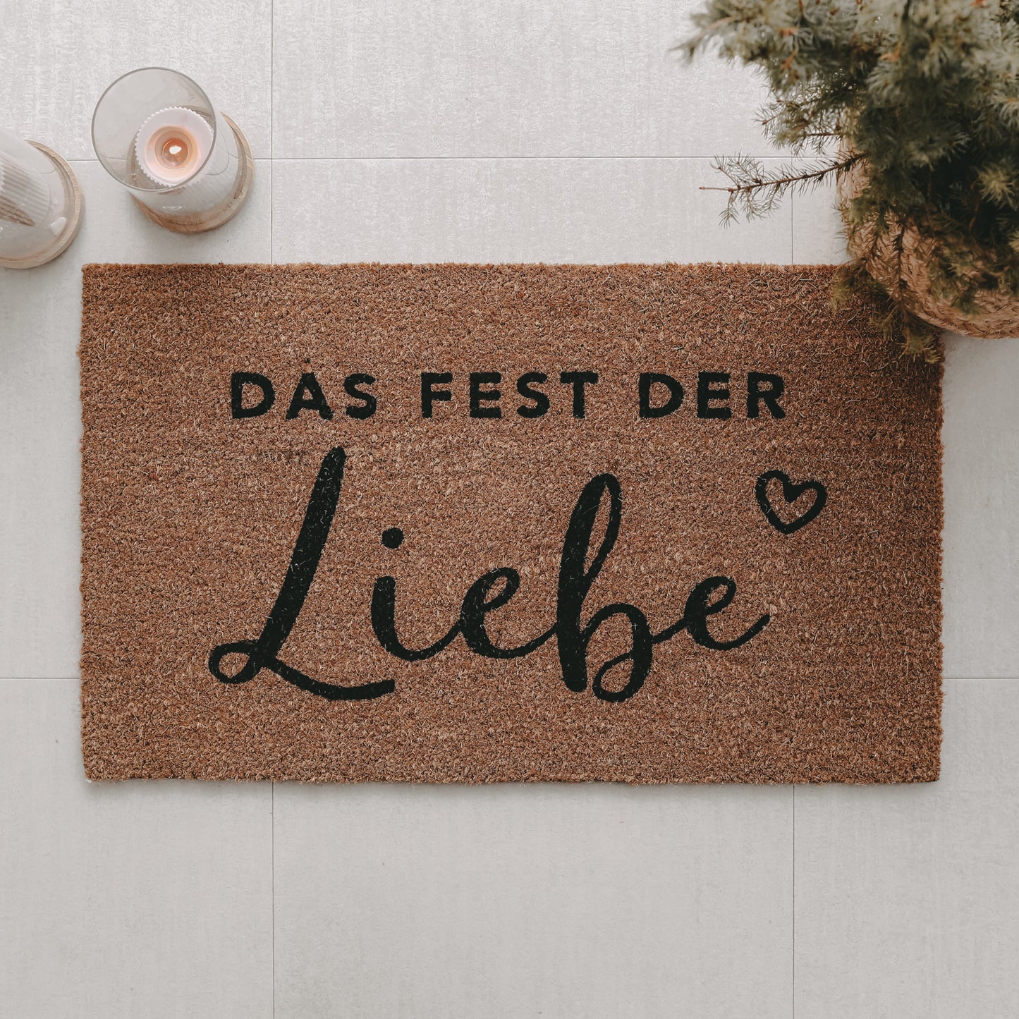 Paillasson en coco Fest der Liebe (VE = 6 Stk)