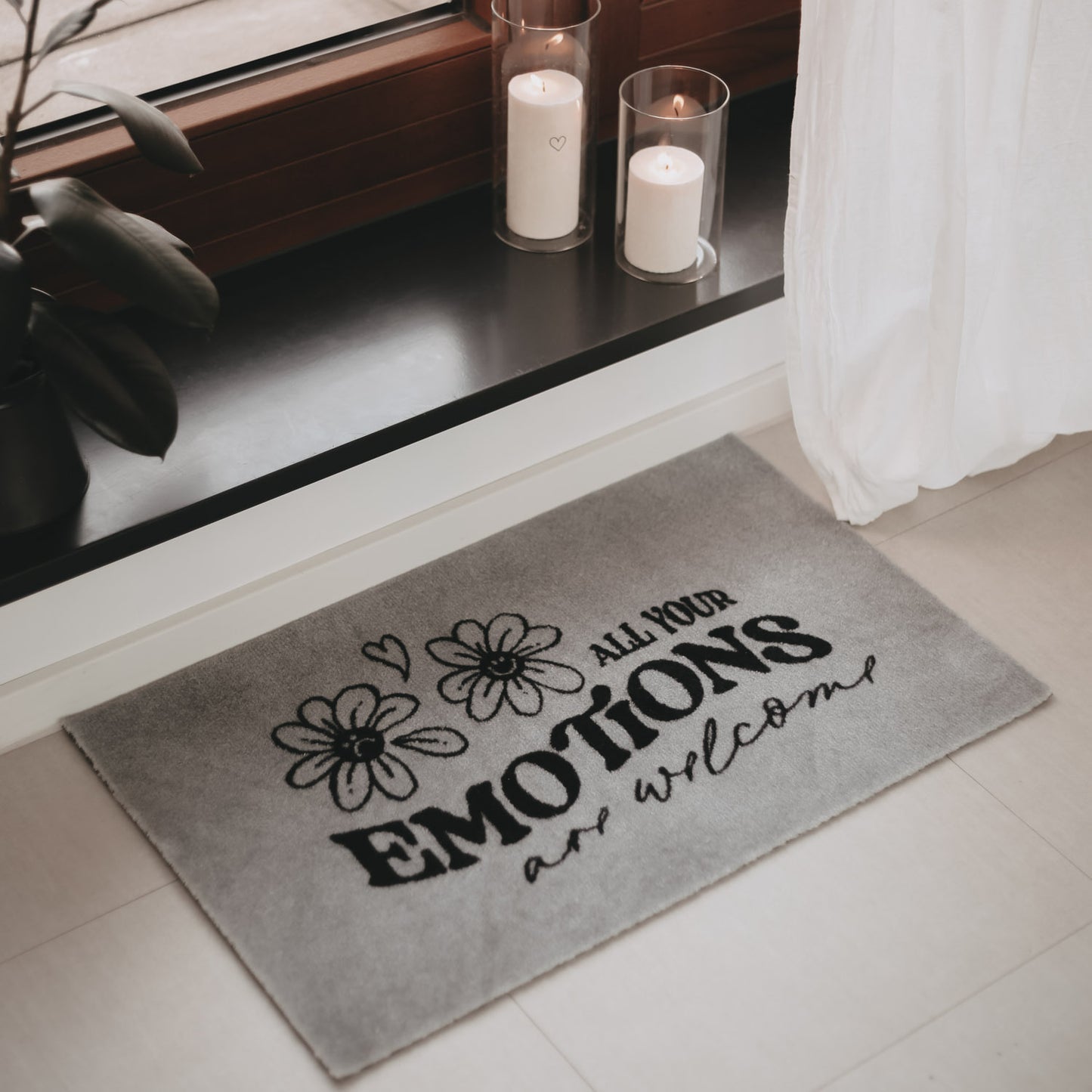 Washable doormat Emotions Youdiful 75 x 45cm (pack = 6 pcs.)