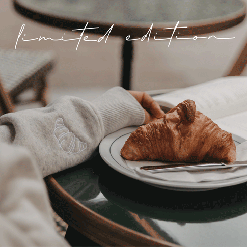 Limited Hoodie Croissant & Coffee Club (VE = 4 pieces)