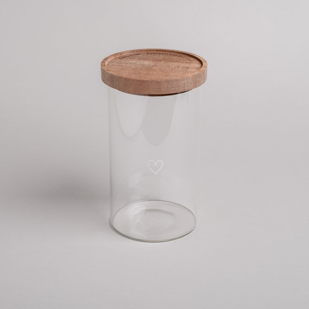 Pot à provisions Coeur 19 cm (UE = 4 Pièces)