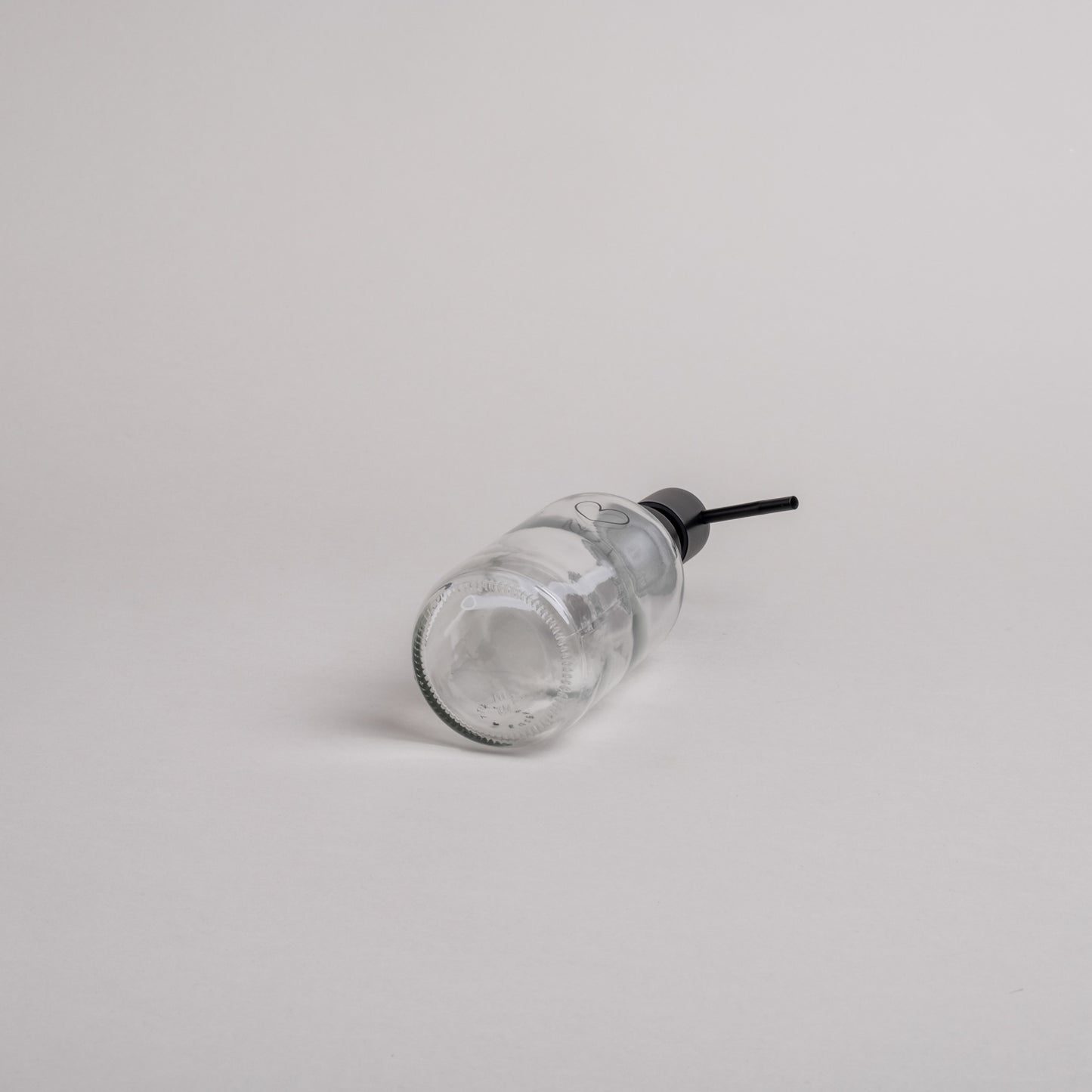 Soap Dispenser heart transparent 250ml (PU = 6 pieces)