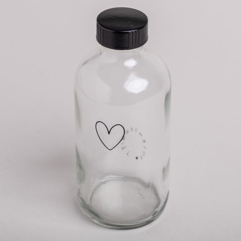 Soap Dispenser heart transparent 250ml (PU = 6 pieces)