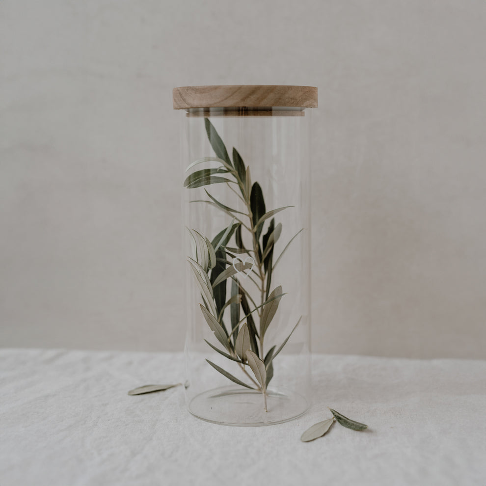 Vorratsglas Herz 25cm (VE = 4 Stk)