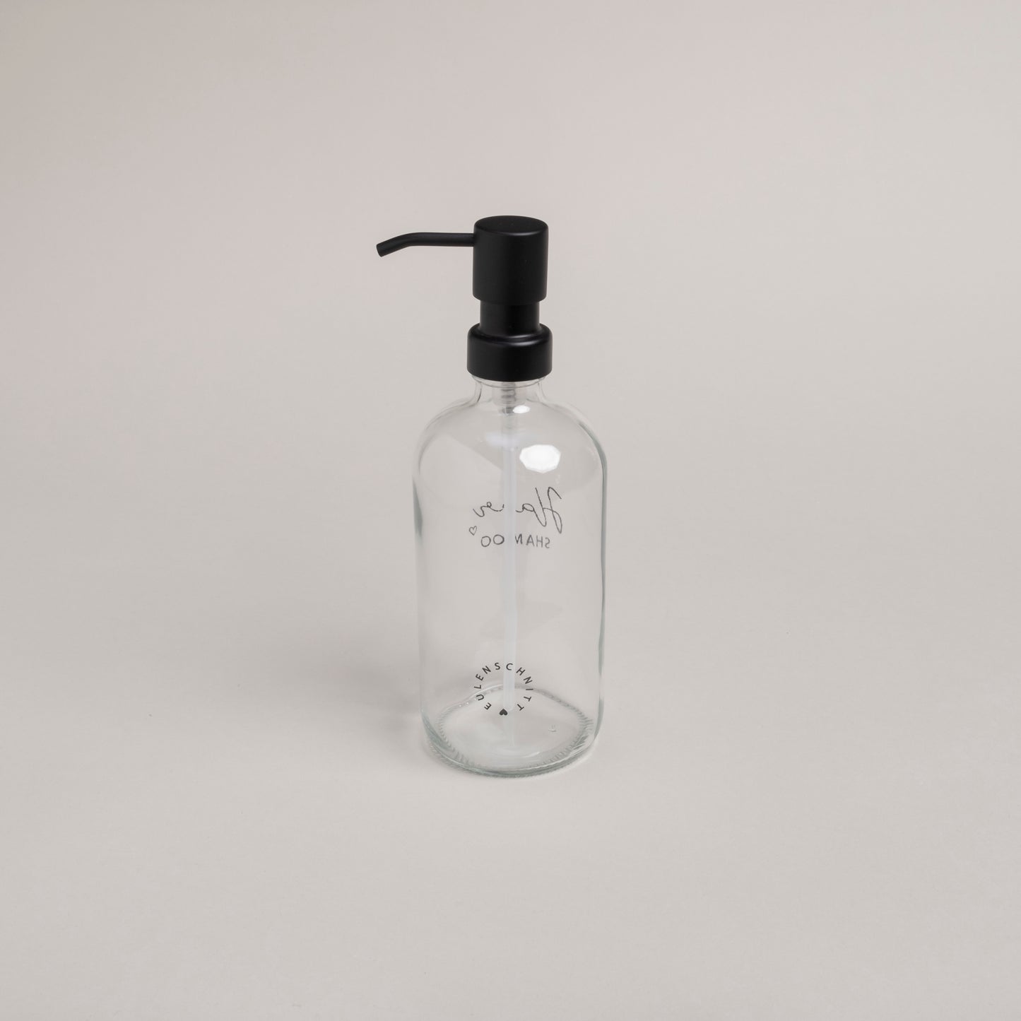 Soap dispenser Haar Shampoo transparent 500ml (PU = 6 pieces)