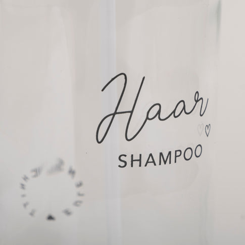 Soap dispenser Haar Shampoo transparent 500ml (PU = 6 pieces)