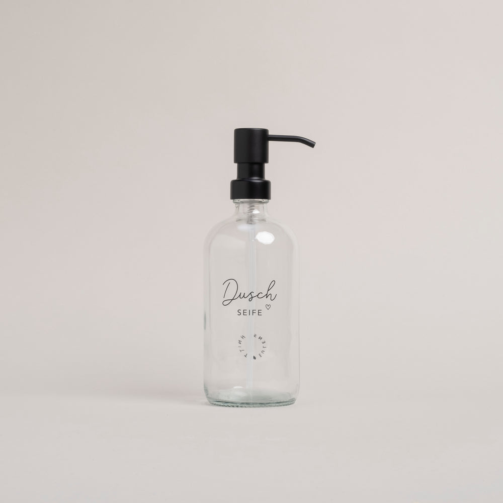 Soap Dispenser Duschseife transparent 500ml (PU = 6 pieces)