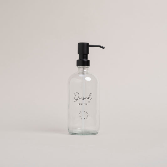 Soap Dispenser Duschseife transparent 500ml (PU = 6 pieces)