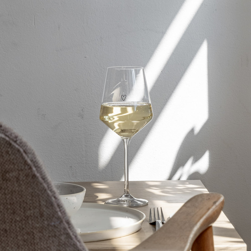 Weinglas 390ml Herz (VE = 4 Stk)
