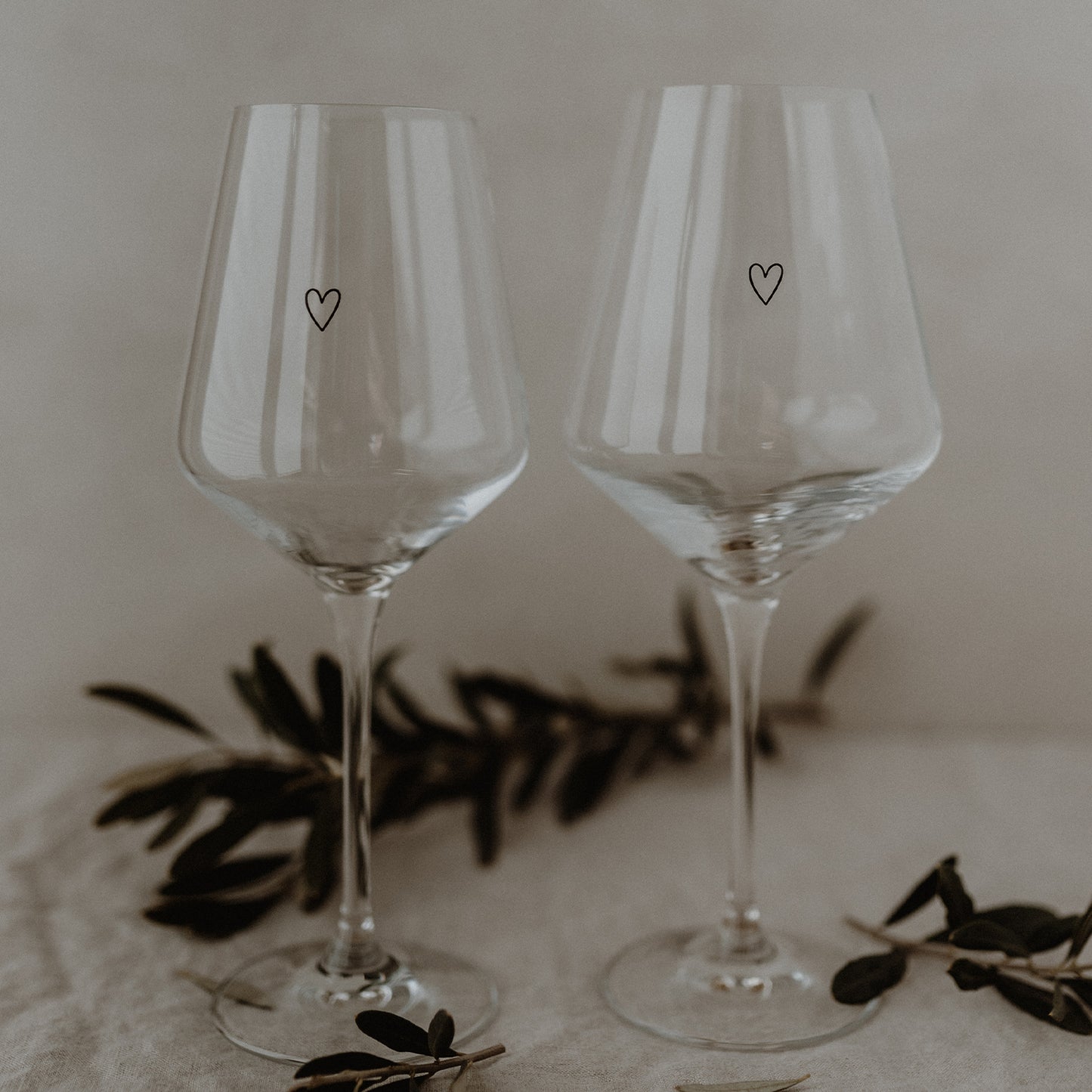 Weinglas 390ml Herz (VE = 4 Stk)