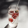 Tall drinking glass heart (PU = 6 pieces)