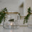 Vase en verre moyen voiture de Noël (VE = 6 pcs)