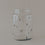 Vase en verre grand sapin (VE = 6 pcs)