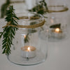 Vase en verre moyen sapins (VE = 6 pcs)