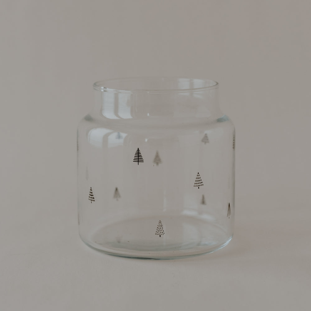 Vase en verre moyen sapins (VE = 6 pcs)