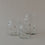 Vase en verre grand sapin (VE = 6 pcs)