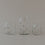 Vase en verre moyen sapins (VE = 6 pcs)