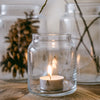 Vase en verre petit sapin (VE = 6 pcs)