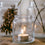 Vase en verre petit sapin (VE = 6 pcs)