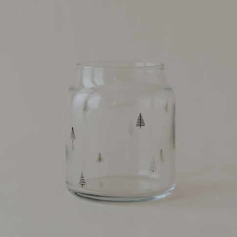 Vase en verre petit sapin (VE = 6 pcs)