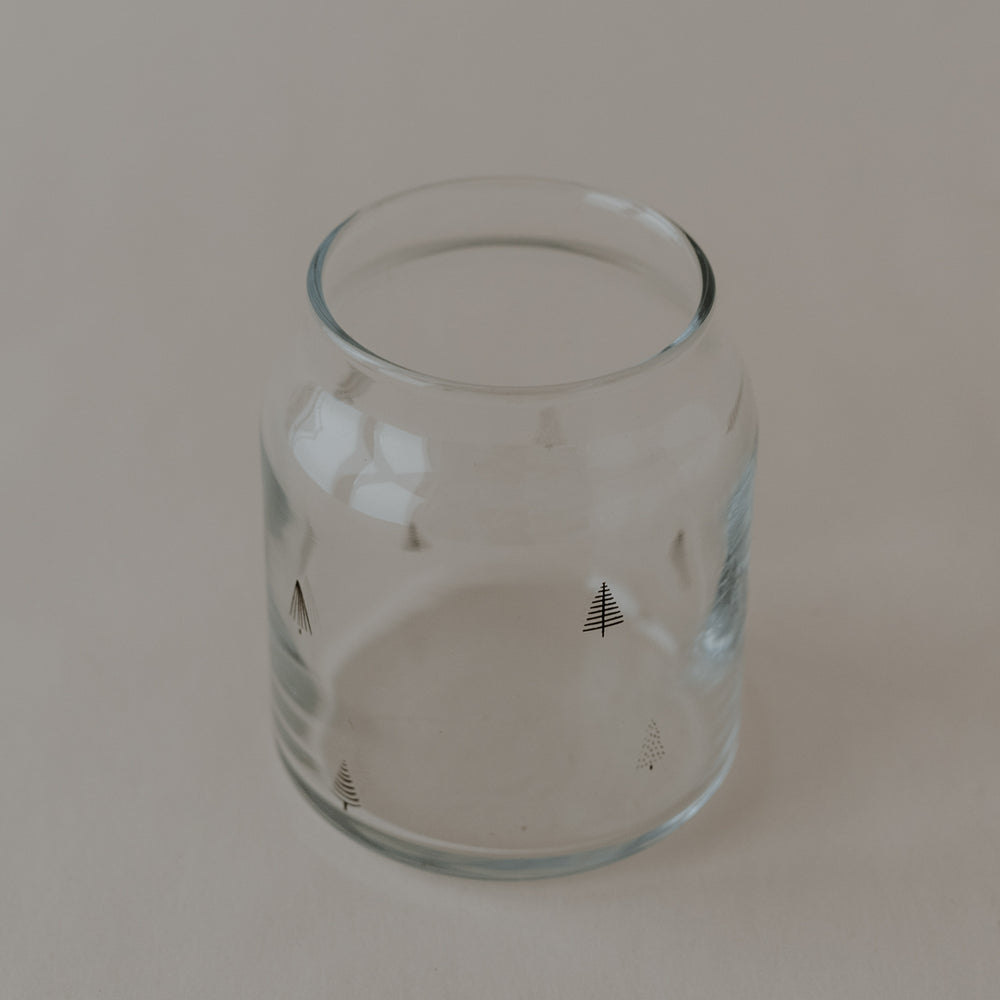 Vase en verre petit sapin (VE = 6 pcs)