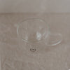 Doppelwandige Glastasse Herz 250ml (VE = 6 Stk)