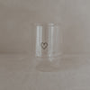 Verre double paroi 300ml cœur (VE = 6 pcs)