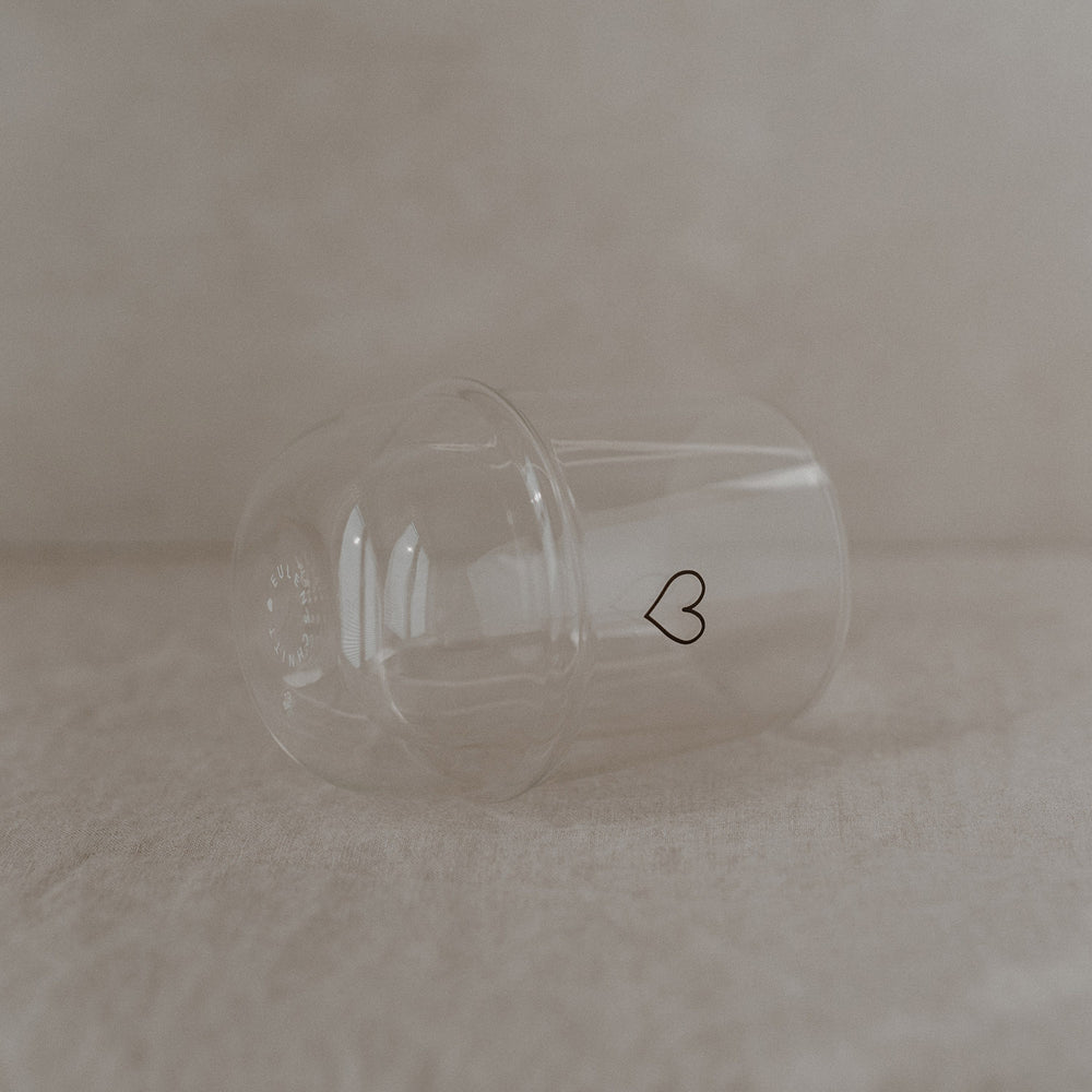 Verre double paroi 300ml cœur (VE = 6 pcs)