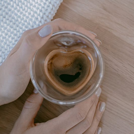 Verre cœur à double paroi cœur 100ml (VE = 6 pcs)
