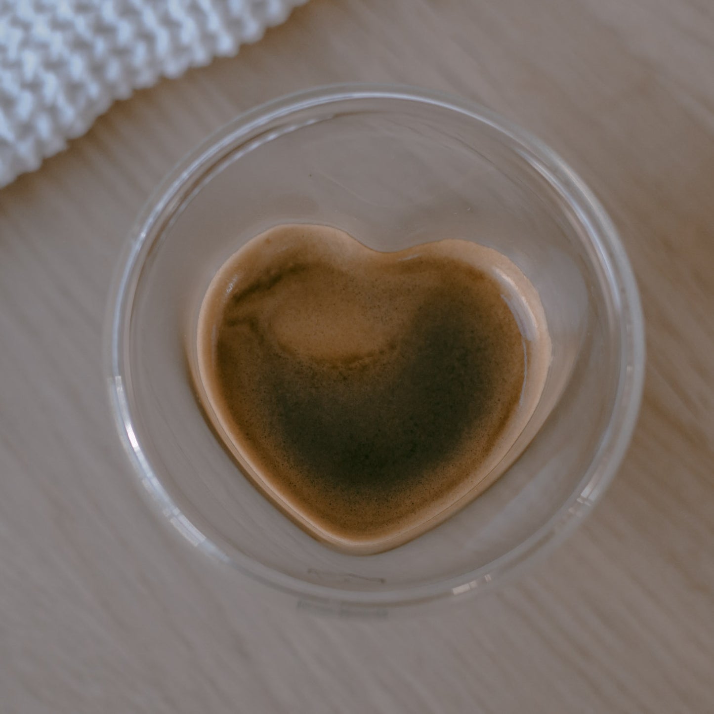 Double-walled heart glass heart 100ml (VE = 6 pcs)