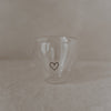 Double-walled heart glass heart 100ml (VE = 6 pcs)