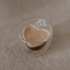 Double-walled heart glass heart 100ml (VE = 6 pcs)