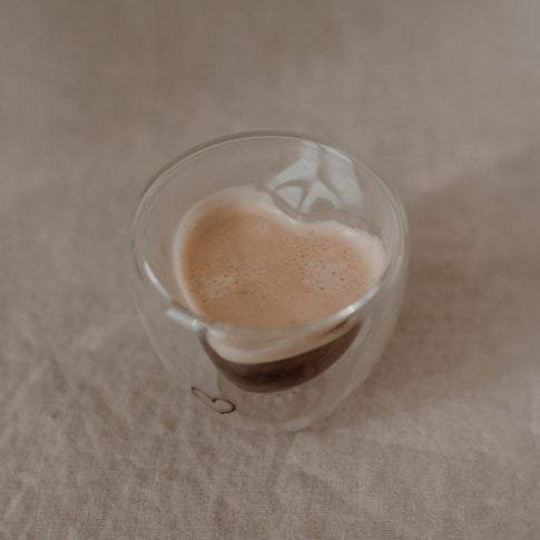 Double-walled heart glass heart 100ml (VE = 6 pcs)
