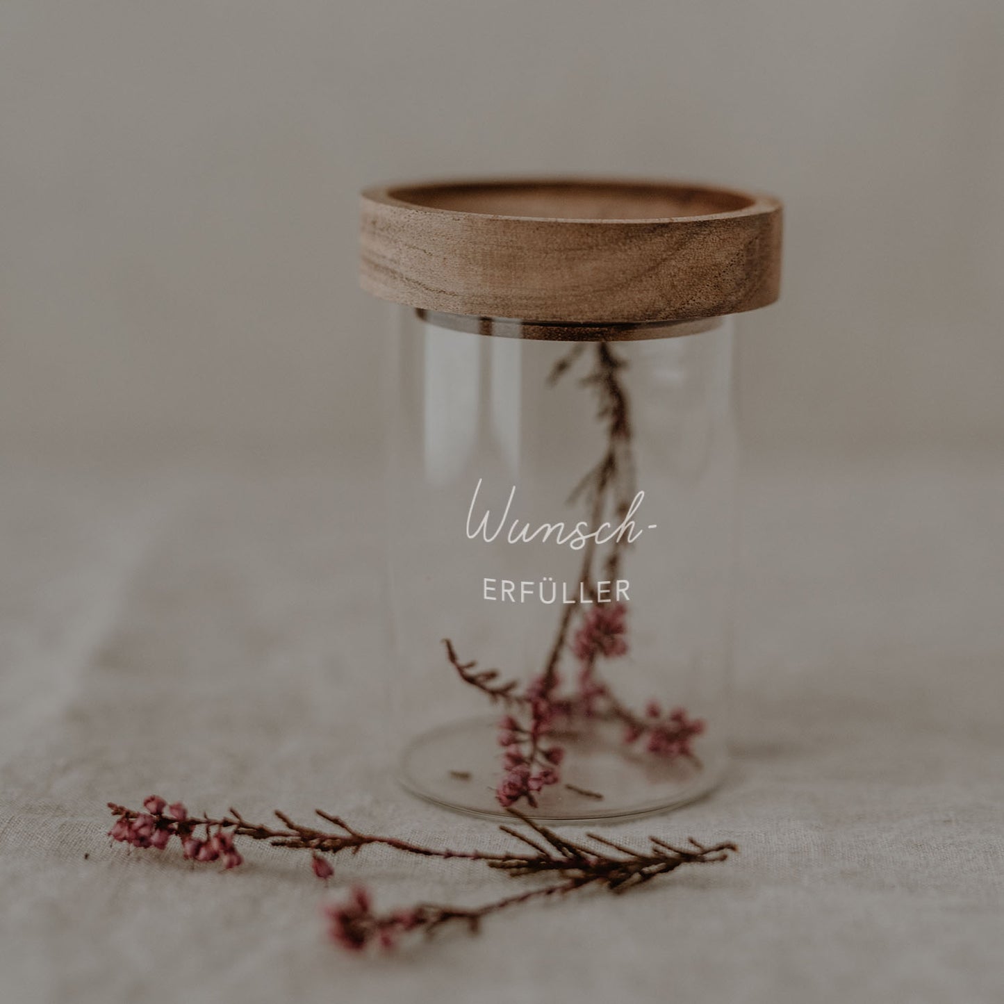 Mini Vorratsglas Wunscherfüller 9cm (VE = 8 Stk)