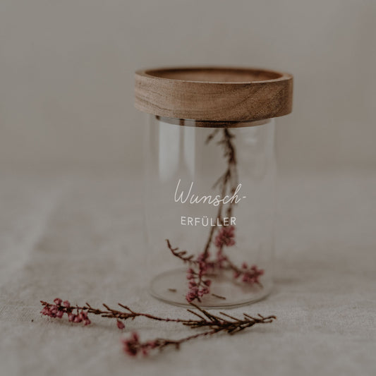 Mini bocal de rangement Wunscherfüller 9cm (VE = 8 Stk)