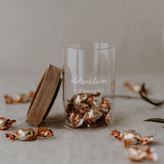 Mini Vorratsglas Kleinigkeit 9cm (VE = 8 Stk)