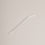 Bent heart transparent glass straws in a set of 4 (VE = 10 sets)