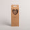 Bent heart transparent glass straws in a set of 4 (VE = 10 sets)