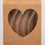 Bent heart transparent glass straws in a set of 4 (VE = 10 sets)