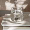 Drinking glass heart shape black (pack = 6 pcs)