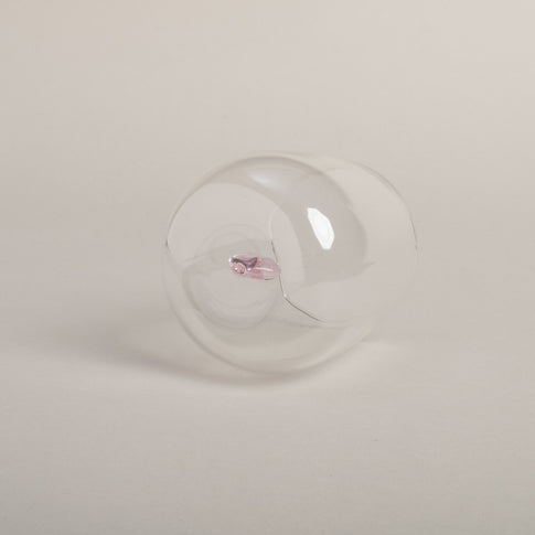 Verre à boire forme cœur rose (VE = 6 pcs)